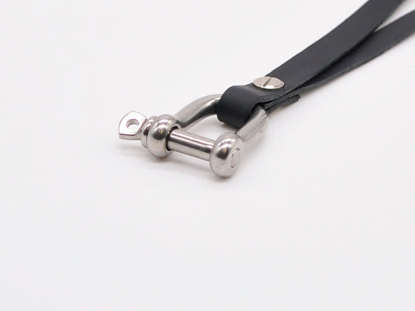 LANYARD Schlüsselband - SLIM Version BLACK