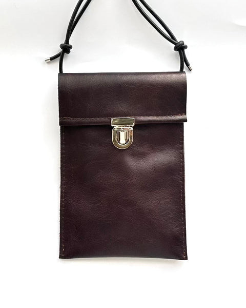 SLIM STASH Minimalist Pouch Chocolate